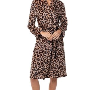 Leopard Print Robe